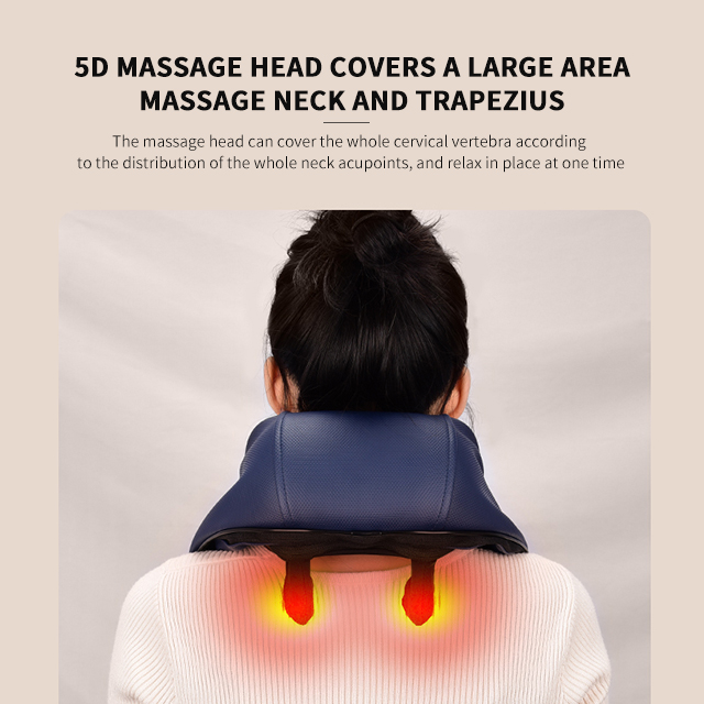 Simulação de mãos humanas Shiatsu Massageador de costas e pescoço com calor, MEEEGOU Travesseiro de massagem 3D de tecido profundo elétrico para ombro, pescoço, cintura, alívio da dor muscular do corpo, presentes para o pai, segunda-feira, homens